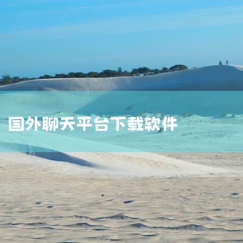 以下是一些国外聊天软件的下载推荐：WorldTalk：这是一款备受欢迎的全球交友APP，拥有来自180多个国家和地区的5亿用户。它支持100多种语言的即时翻译，让用户能够轻松跨越语言障碍，与全球各地的|